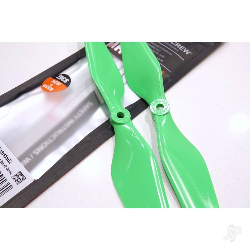 Master Airscrew 9x4.5 Multirotor Propeller Set 2x Green MR09X45SG2