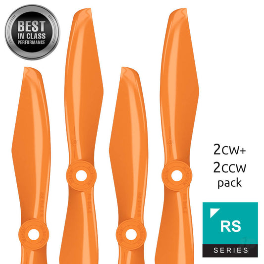 Master Airscrew 5x4.5 RS-FPV Racing Propeller Set 4x Orange RS05X45SO4