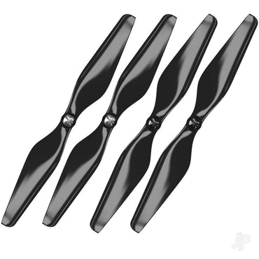 Master Airscrew 10x4.5 3-Blade Multirotor Propeller Set x4 Black for 3DR SOLO SL10X45CB4