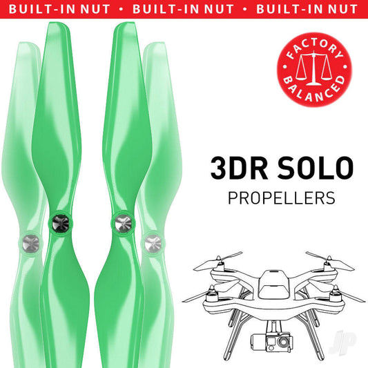 Master Airscrew 10x4.5 3-Blade Multirotor Propeller Set x4 Green for 3DR SOLO SL10X45CG4