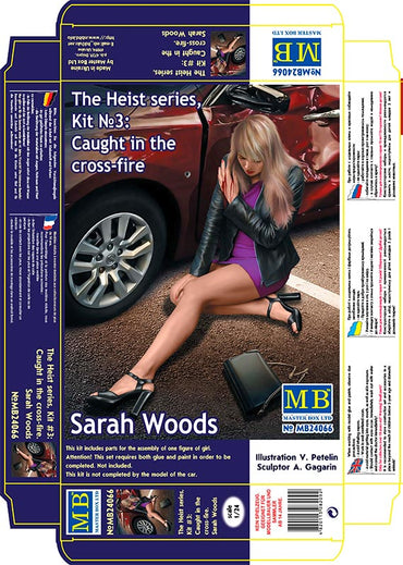 Master Box MAS24066 1:24 The Heist series, Kit a""3: Caught in the cross-fire