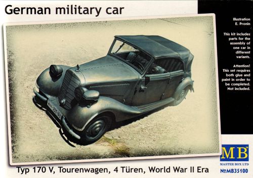 Master Box MAS35100 German Typ 170 V Tourenwagen 1:35