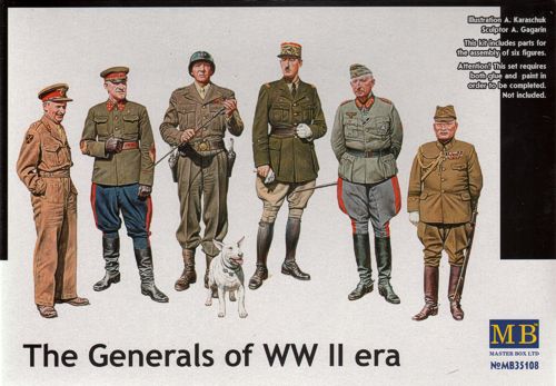 Master Box MAS35108 1:35 The Generals of WWII