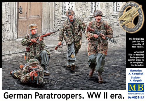 Master Box MAS35145 1:35 German Paratroopers WWII