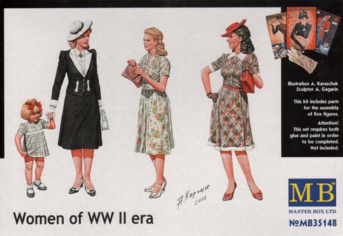 Master Box MAS35148 1:35 Women of WWII Era
