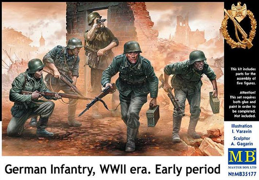 Master Box MAS35177 1:35 German Infantry WWII Early Period