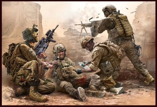Master Box MAS35193 1:35 Under Fire Modern U.S