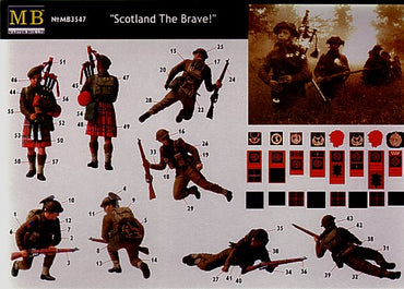 Master Box MAS3547 1:35 Scotland the Brave