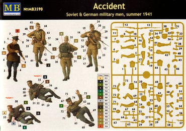 Master Box MAS3590 1:35 Accident, Soviet & German Military, Summer 1941