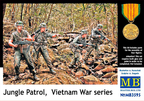 Master Box MAS3595 1:35 Jungle Patrol, Vietnam War series
