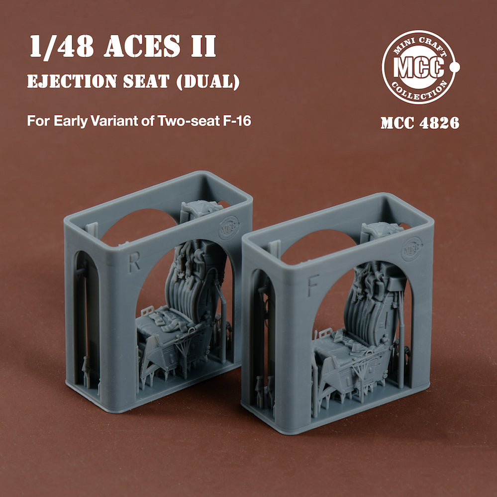 Mini Craft MCC4826 ACES II Ejection Seats F-16 Two-Seat Early 1:48