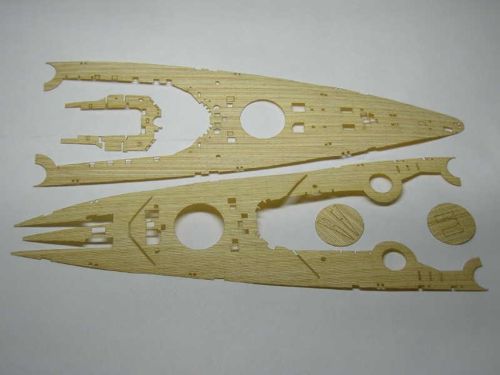 Mk.1 Design MD-35003 1:350 Bismark/Bismarck German Battleship Wooden Deck