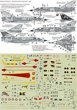 Modeldecal MD086 Hunter F.4/F.6/FR.10 & Hawk T.1 Decals 1:72