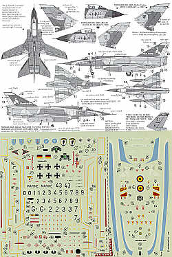 Modeldecal MD087 German Navy/Air Force Tornado IDS Decals 1:72