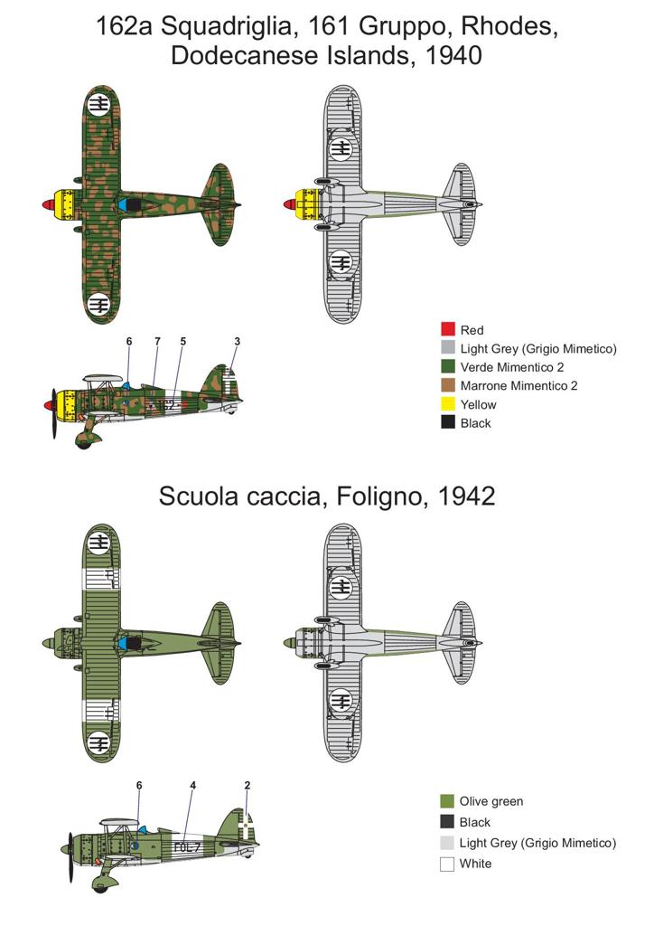 Metallic Details MDMDR14433 1:144 Fiat CR.42