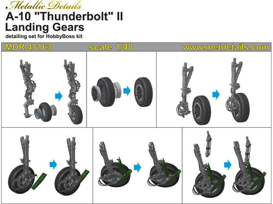 Metallic Details MDMDR48163 1:48 Fairchild A-10A/A-10B/A-10C Thunderbolt II