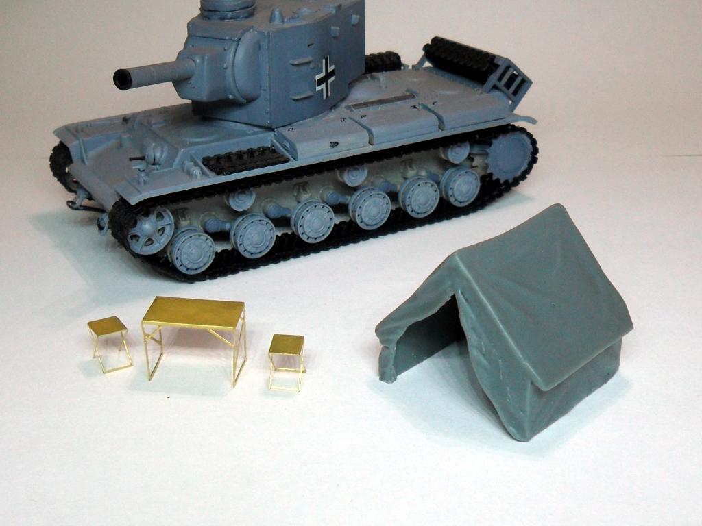 Metallic Details MDMDR7217 1:72 German WWII staff tent Campingzelt der Jager