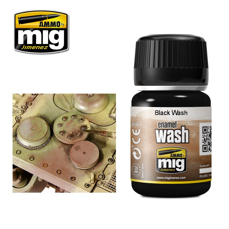 Ammo by MIG Black Wash For Model Kits MIG 1011