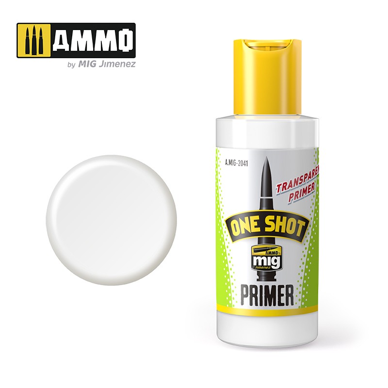 Ammo by MIG One Shot Transparent Matt Primer For Model Kits MIG 2041