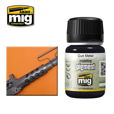 Ammo by MIG Gun Metal Pigment For Model Kits MIG 3009