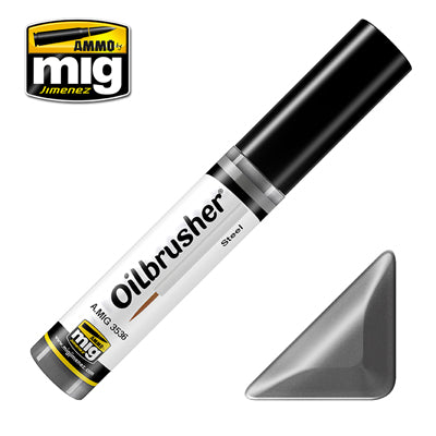 Ammo by MIG Steel Oilbrusher For Model Kits MIG 3536