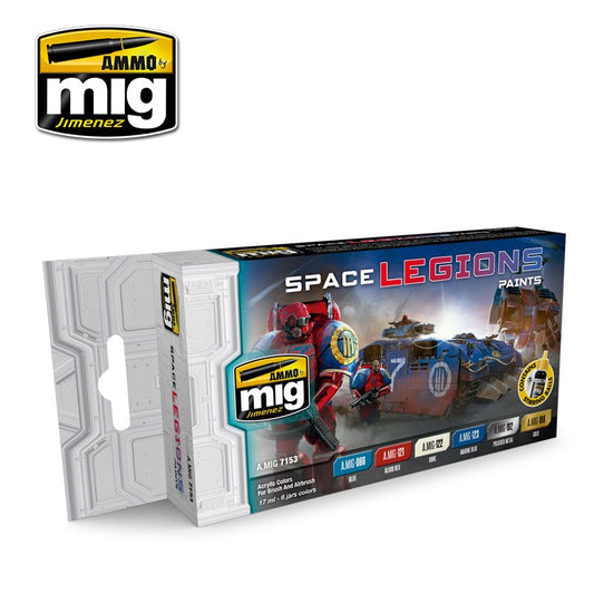 Ammo by MIG Space Legions Colour Set For Model Kits MIG 7153