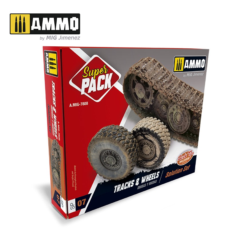 Ammo by MIG Tracks & Wheels Super Pack 7808