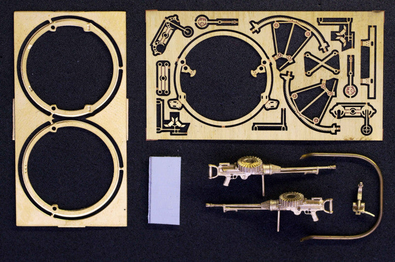 Mini World MINA4877 Stripped Lewis Mk.I Twin MG Scarff Ring 1:48
