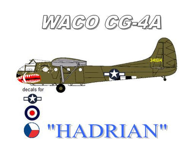 Miniwing MINI036 1:144 Waco CG-4A 'Hadrian' Decals RAF, Netherlands