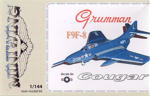 Miniwing MINI038 1:144 Grumman F9F-8 Cougar