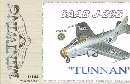 Miniwing MINI044 1:144 Saab J-29B Tunnan