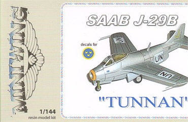Miniwing MINI044 1:144 Saab J-29B Tunnan