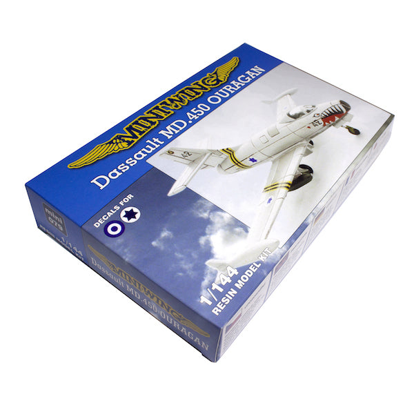 Miniwing MINI079 1:144 Dassault Ouragan with Israeli and El Salvador decals
