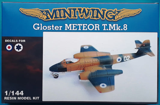 Miniwing MINI085 Gloster Meteor F.8 IAF & RAF Markings 1:144
