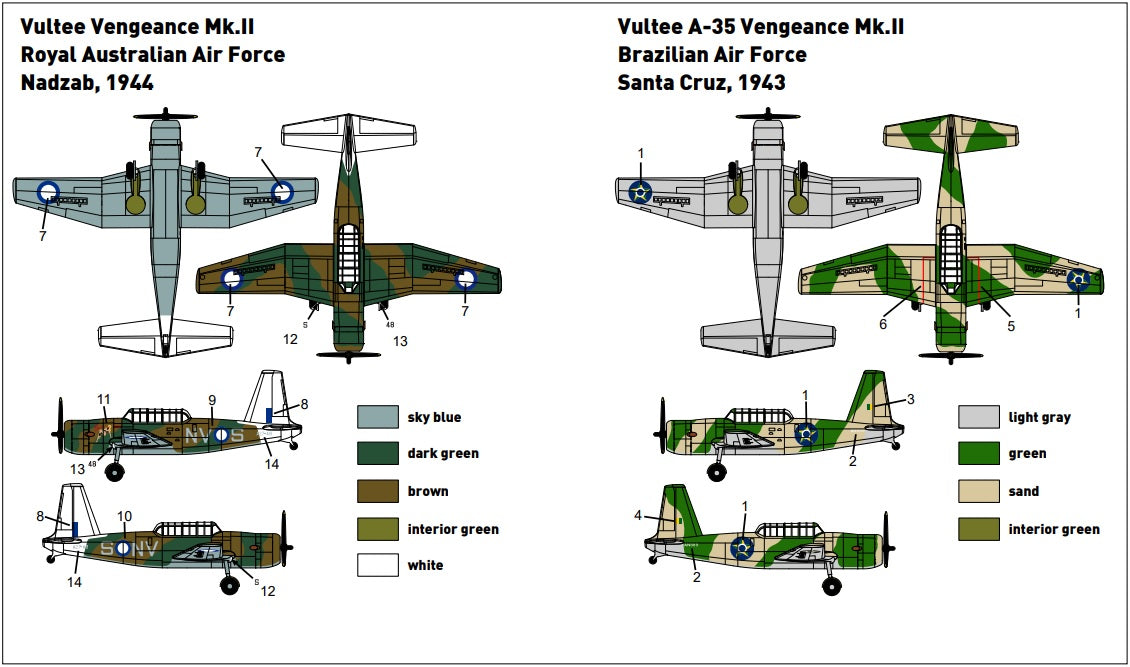Miniwing MINI086 1:144 Vultee Mk.II Vengeance