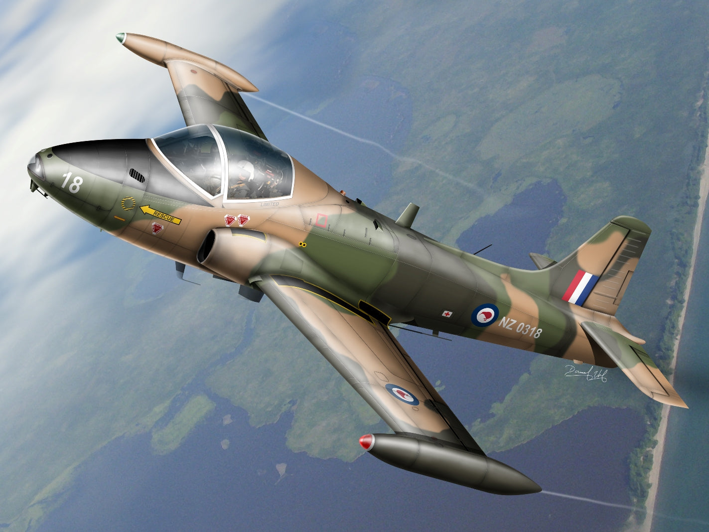 Miniwing-Plastic MINI321 BAC Strikemaster NZ/Saudi/Ecuador 1:144