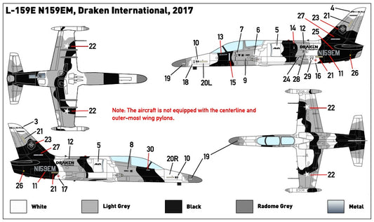 Miniwing-Plastic MINI327 1:144 Aero L-159E ALCA / Arctic Draken