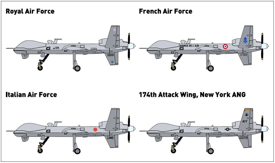 Miniwing-Plastic MINI328 1:144 General-Atomics MQ-9 Reaper
