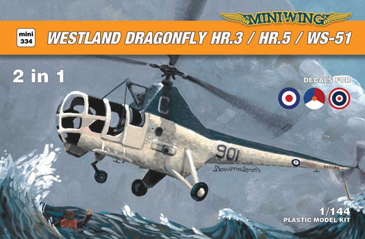 Miniwing-Plastic MINI334 Westland Dragonfly HR.3/5 (2 kits) 1:144