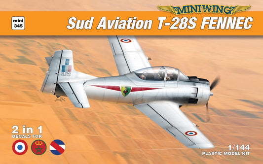 Miniwing-Plastic MINI345 Sud-Aviation T-28S Fennec Multi-Nat 1:144