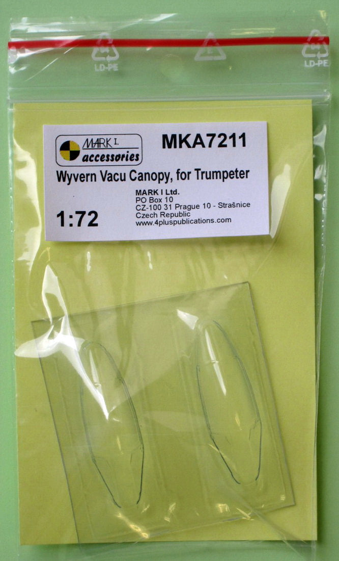 Mark I Models MKA7211 1:72 Westland Wyvern S.4 vacu canopy