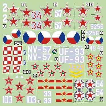 Mark I Guide MKD48001 Ilyushin Il-10 Colour and markings and decals 1:48