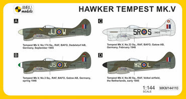 Mark I Models MKM144110 1:144 Hawker Tempest Mk.V series 2 'Fierce Fighter'