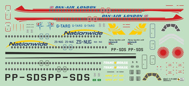 Mark I Models MKM144114 BAC 1-11-500 Dan-Air/Nationwide 1:144