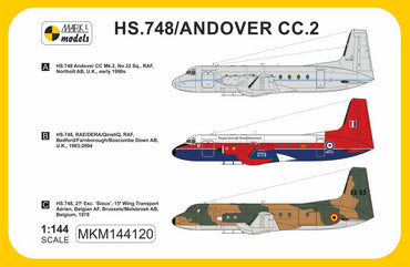 Mark I Models MKM144120 1:144 Hawker-Siddeley HS.748 Andover Military 'Europe'