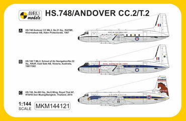 Mark I Models MKM144121 HS.748 Andover Asia/Australia 1:144