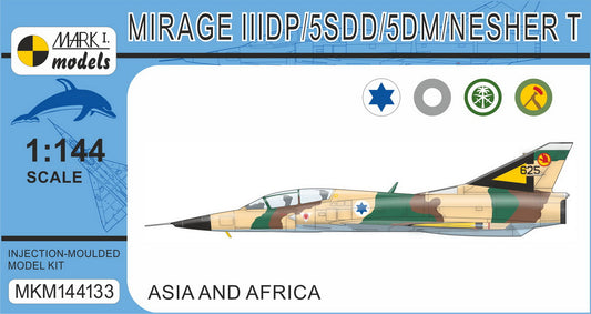 Mark I Models MKM144133 Mirage IIIDP/5SDD Asia & Africa 1:144