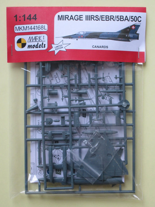 Mark I Models MKM144168L 1:144 Dassault_Mirage III & 5 'Canards' bagged
