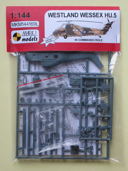 Mark I Models MKM144169L 1:144 Westland Wessex HU.5 'In Commando Role' bagged
