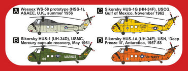 Mark I Models MKM144173L Sikorsky H-34 Special Service 1:144
